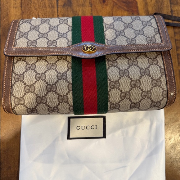 Gucci Handbags - Vintage Gucci Ophidia Clutch